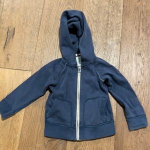 CrewCuts blue hooded sweatshirt